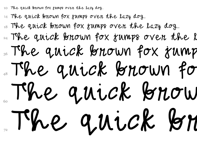 For Her By @fananmoch font waterfall